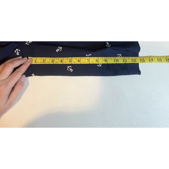 Alfred Dunner Navy Bermuda Comfort Waist Traditional Fit Shorts Sz 12 Nautical - Picture 7 of 7